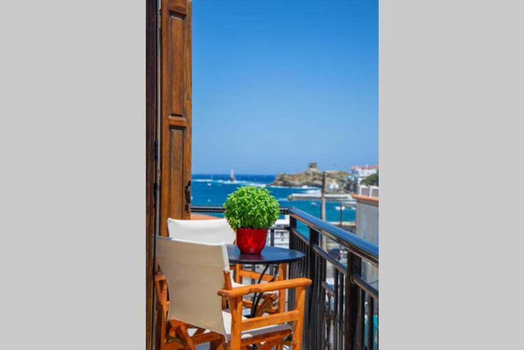 Seaview Stylish Flat In Andros - Walk To Beach Exterior foto